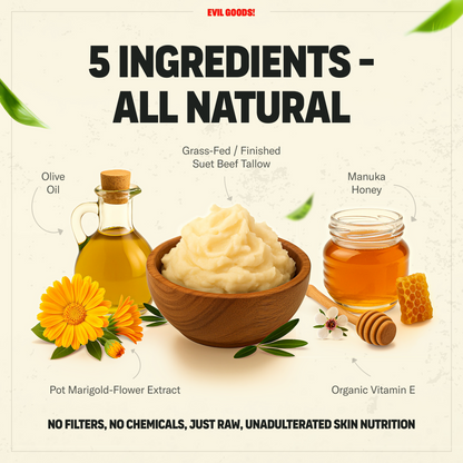 Honey Beef Tallow Moisturizing Balm
